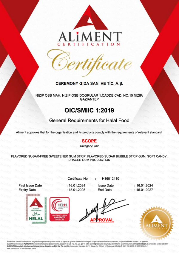HALAL CERTIFICATE Ceremony