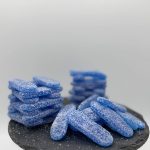Blau Zunge vegetarische Candy