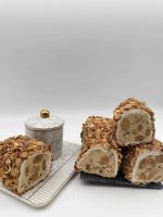 Lokum mit Haselnusscreme & Mandeln