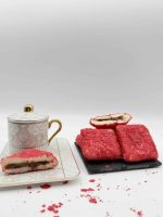 Lokum mit Kokos, Erdbeer & Schokolade