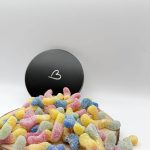 Neon Würmer vegetarische Candy